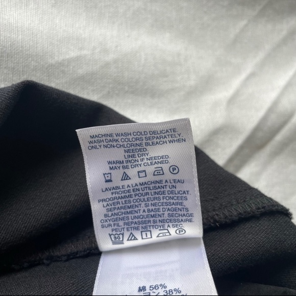 LANDS'END Women's Black Mid Rise Slim Leg Dress Pants - Picture 5 of 8